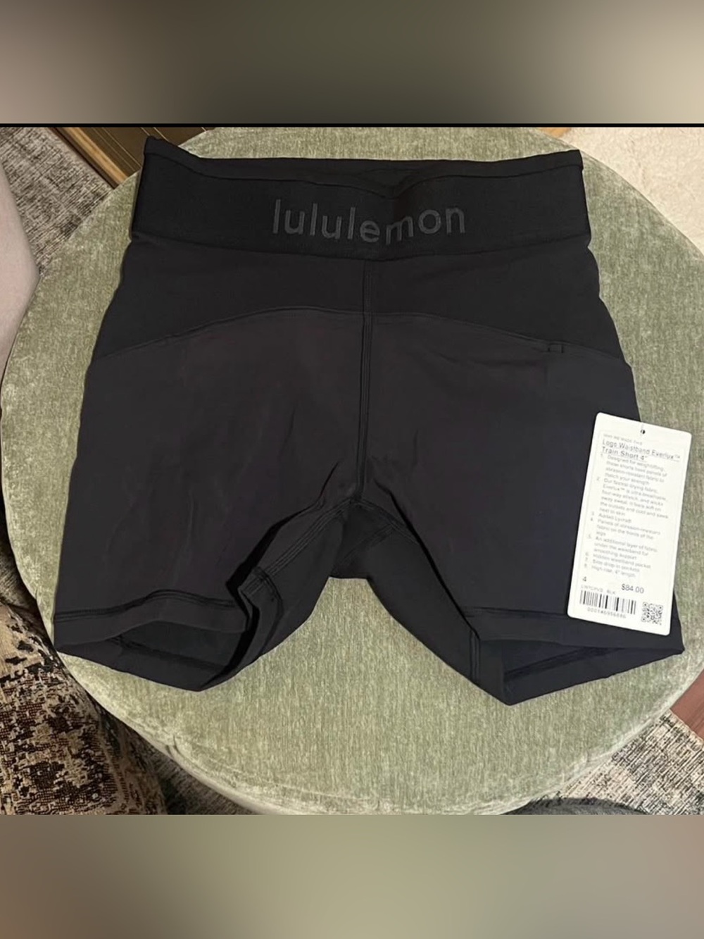 Lululemon Black High-Rise Bike Shorts